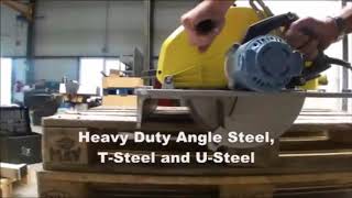 JEPSON POWER - THE SHDC 8320 metal cutting saw - SERRA CIRCULAR HSS SHDC 8320