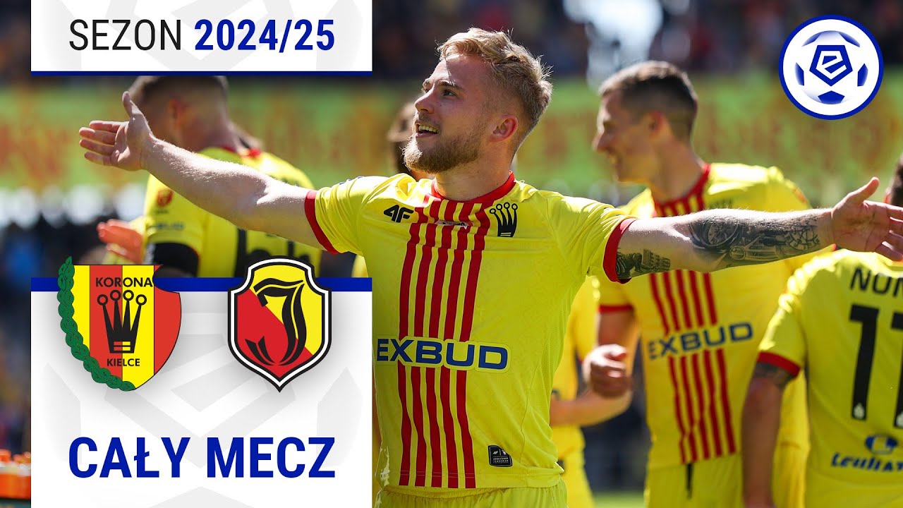 (1/2) Korona Kielce - Jagiellonia Białystok | CAŁY MECZ | Ekstraklasa 2024/25 | 30. Kolejka