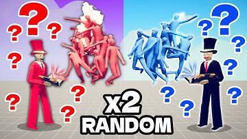 BATTLES of SUMMON X2 RANDOM CREATIVE UNIT | TABS - Totally Accurate Battle Simulator