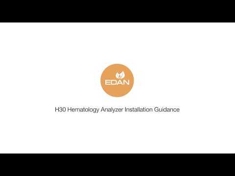 H30 Hematology Analyzer Installation Guidance