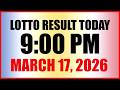 Lotto Result Today 9pm Draw March 17, 2026 Swertres Ez2 PCSO