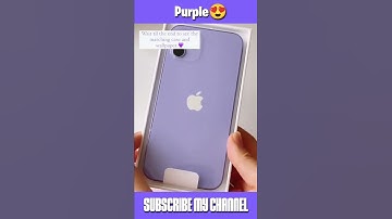 Purple iPhone is love💜