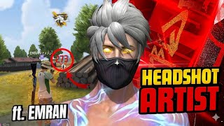 Headshot Artist 🎯 | ft.EMRAN | Free Fire | One Plus Nord ce4 lite 📱