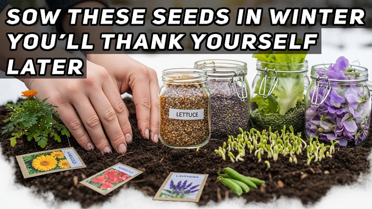 Семена, которые следует посадить этой зимой, чтобы весной ваши растения процветали.