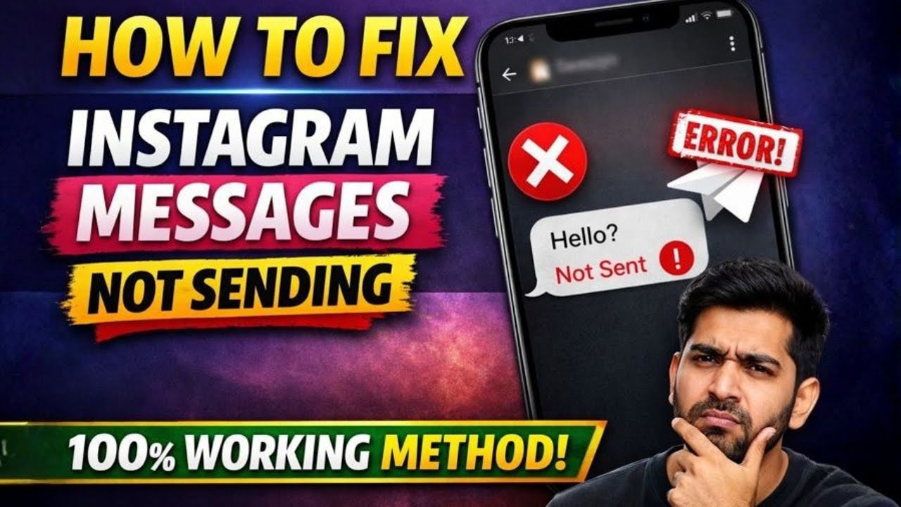 How to Fix Instagram Messages Not Sending (2026 Update)