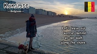 KOKSIJDE / BELGIUM / NORTH SEA COAST / WALKING ALONG THE SHORE / @Ellaslife71