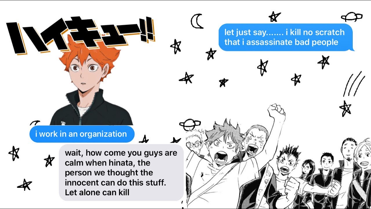 haikyuu texts | hinata is an assassin?!