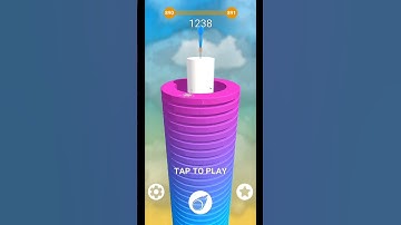 Reached Level 891 in Stack Ball! 🔥 Insane Gameplay | Satisfying Mobile Game #shorts