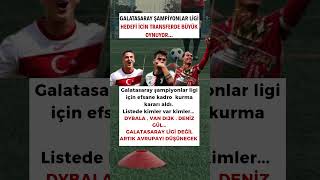 Galatasaraydan Transfer Şov... #galatasaray #dybala #vandijk #denizgul #ardagüler #osimhen #icardi