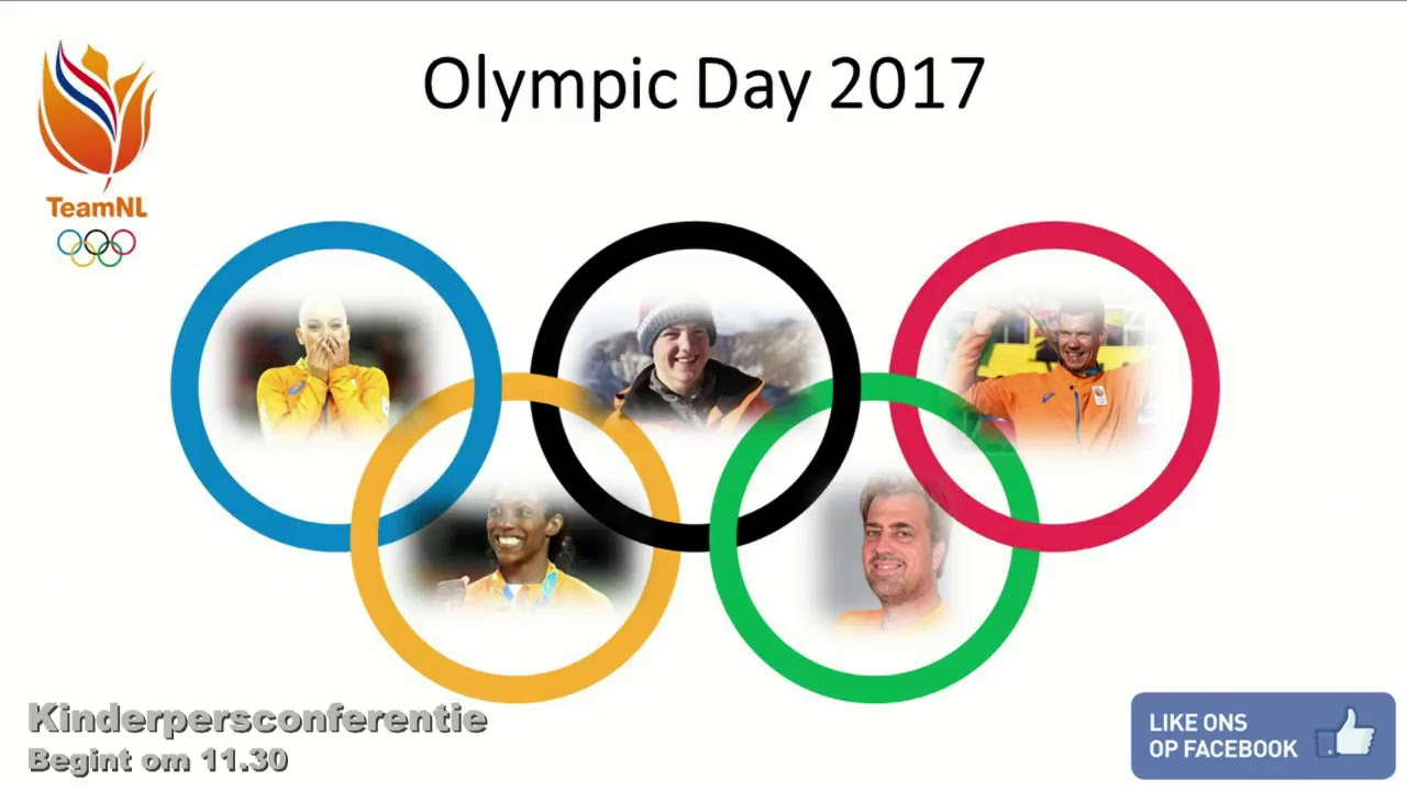 olympics 2028 Kinderpersconferentie Olympic Day 2017!