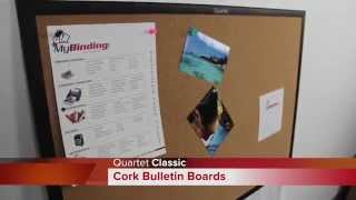 Quartet Clic Cork Bulletin Board Demo