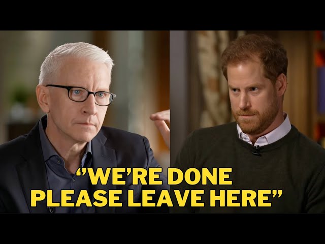 Prince Harry Kicked Off 60 Minutes After Heated Argument With Anderson Cooper