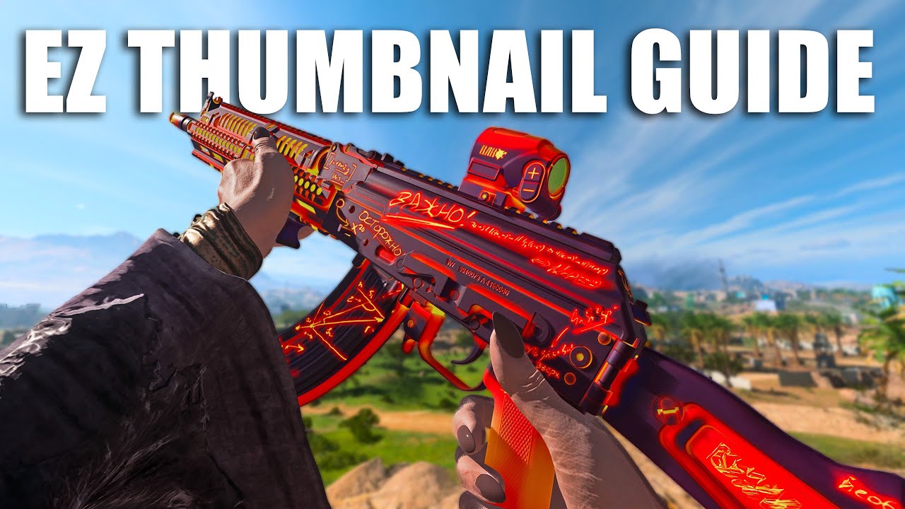 Как сделать миниатюру для Call of Duty менее чем за 3 минуты (Photoshop)