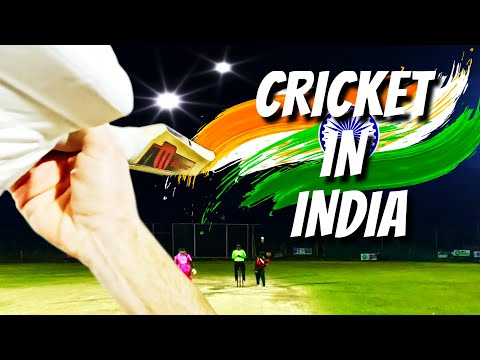 My first match in INDIA under LIGHTS!