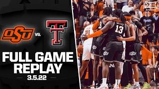 Texas Tech vs. Oklahoma State (3.5.22) Big 12 Basketball Full Game Replay