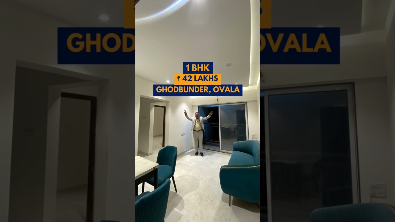 1 BHK Flat in Thane for ₹42 Lakhs | Near Ghodbunder Road