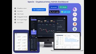 Crypto Admin Templates with Bootstrap 5 Admin Web App – Specie
