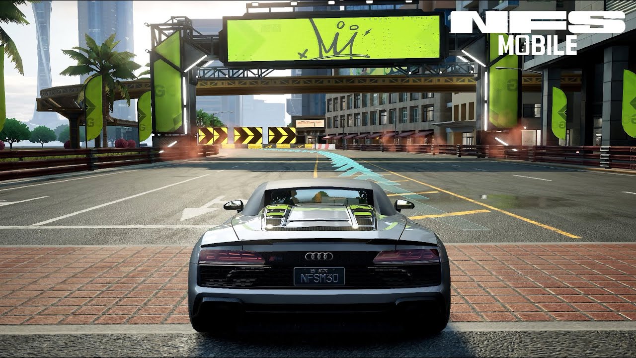 NEW CAR AUDI R8 SPIDER V10 GAMEPLAY | NFS MOBILE - YouTube