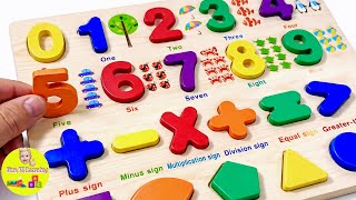 Lets Count Together Learn Numbers, Shapes Colors Preschool Learning Toy Fun Video