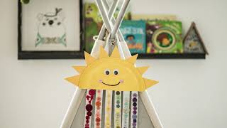 Easy Paper Craft for Kids: Sun and Rainbow