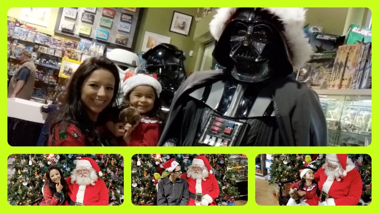 gadgets with small rotary blades A Geek Family Meets Santa Claus & Darth Vader