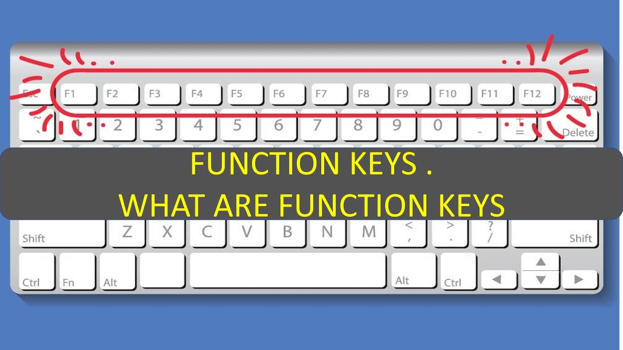 Function Keys |WHAT ARE FUNCTION KEYS ? | F1 TO F12 Keys' Use - YouTube