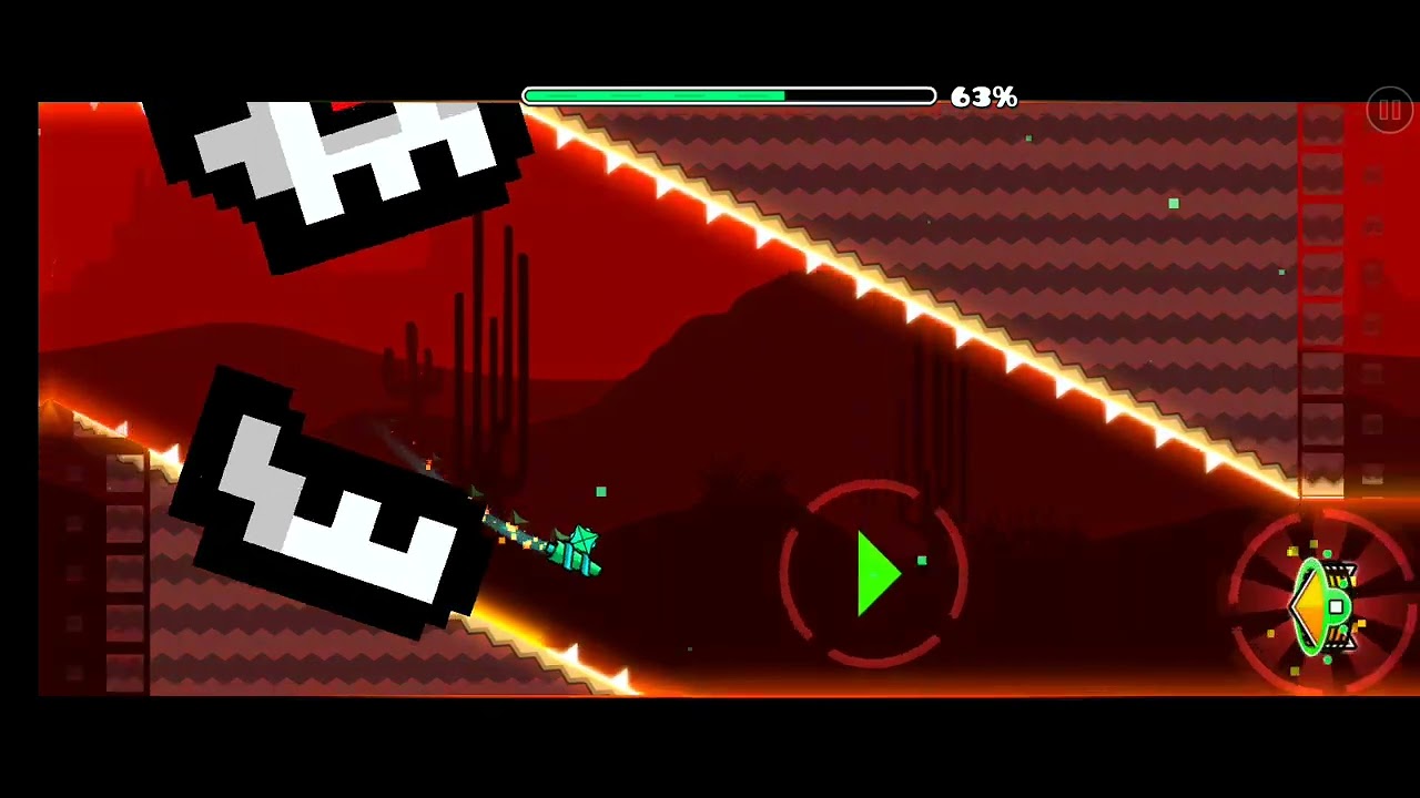 Geometry dash subzero Press start 100% sin las coins - YouTube