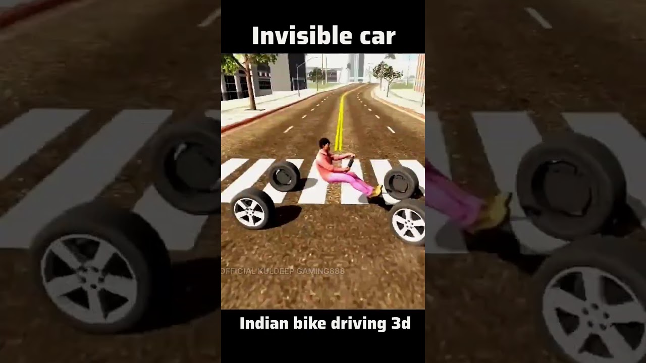 invisible car cheat code |indian bike driving 3d 