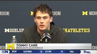 Michigan Falls to #6 Indiana 13-6 In Tommy Carr’s First Start