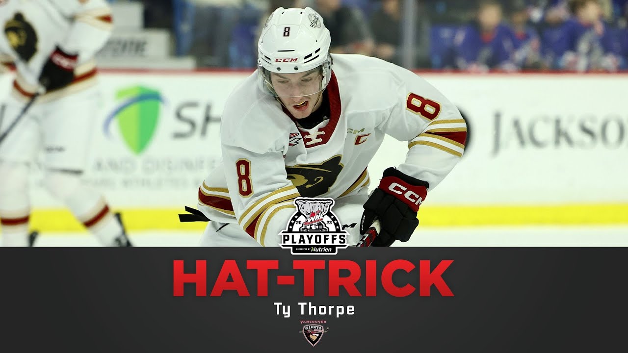 WHL Playoffs Hat-Tricks - Ty Thorpe