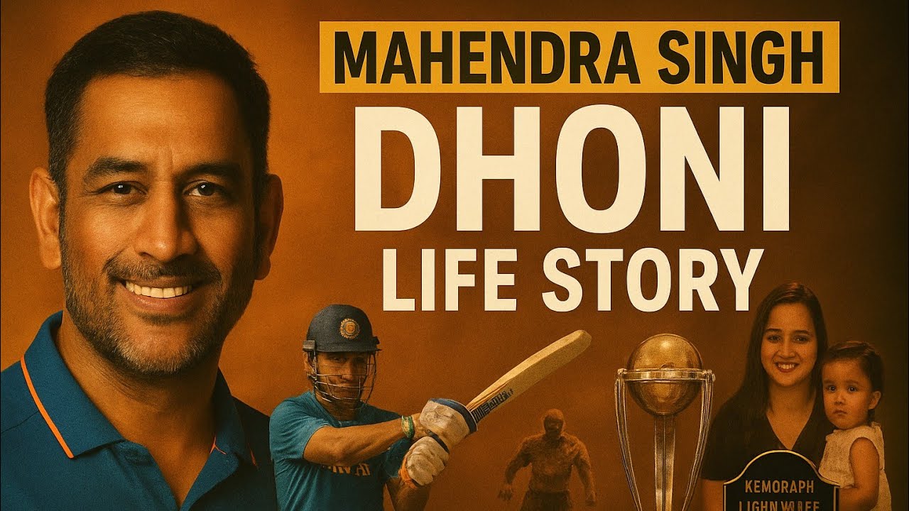 महेंद्र सिंह धोनी की पूरी कहानी | MS Dhoni Life Story | Captain Cool M S Dhoni