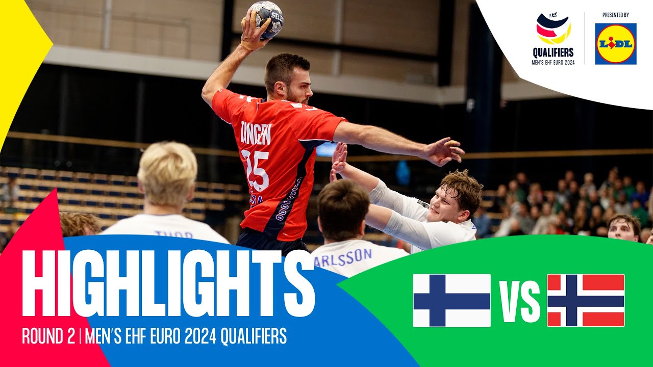 Finland vs Norway | Round 2 | Men's EHF EURO 2024 Qualifiers