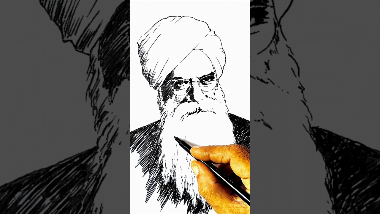 Bhai Vir Singh portrait ✨🔥 