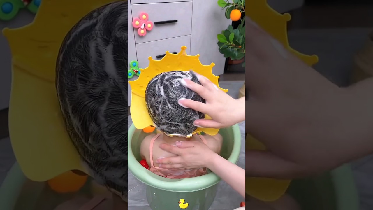 Baby Bath Shower Cap || 