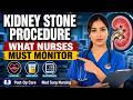 Things Nurses Must Monitor After Kidney Stone Procedure