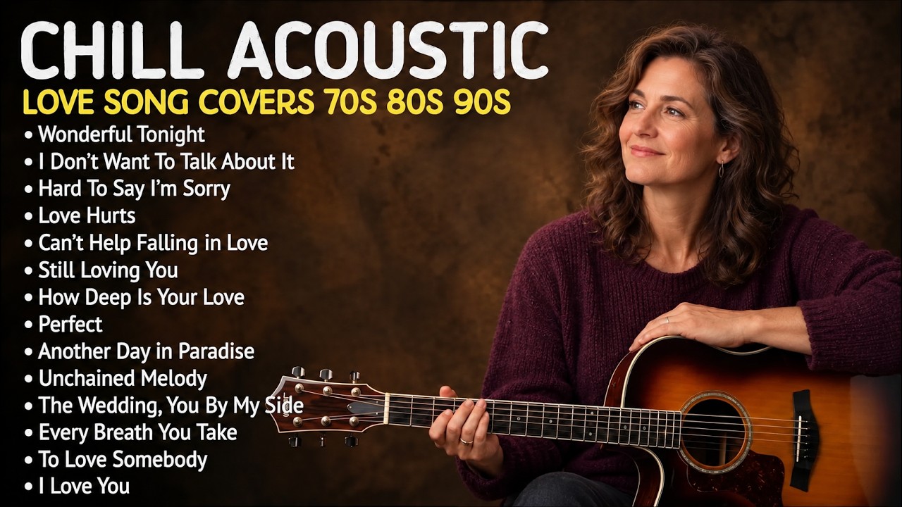 Relaxing Acoustic Love Songs 70s 80s 90s | Timeless Covers Collection