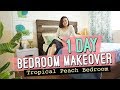 Quick Bedroom Makeover // Peach Bedroom Design Ideas // by Elle Uy