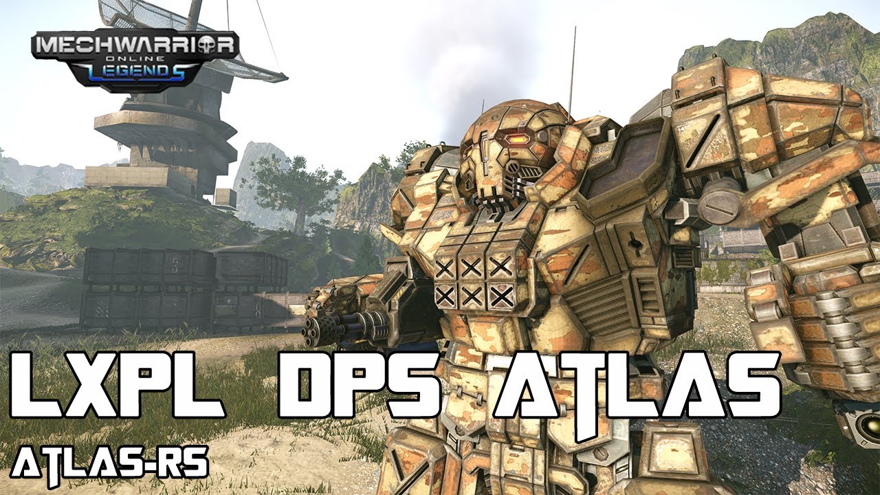 Непрекращающийся шквал урона - Atlas RS | Mechwarrior Online