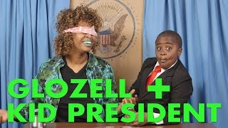 Blindfolded by Kid President!