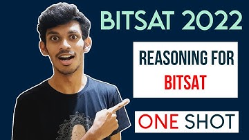 Logical Reasoning for BITSAT | One Shot | BITSAT 2022