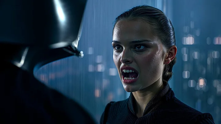 Padmé Speaks to Vader in the Meditation Chamber in Empire Strikes Back