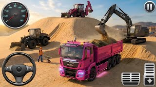 👷City Road Construction Simulator 3D 🚧 | Heavy Excavator & Truck - Android Gameplay screenshot 4