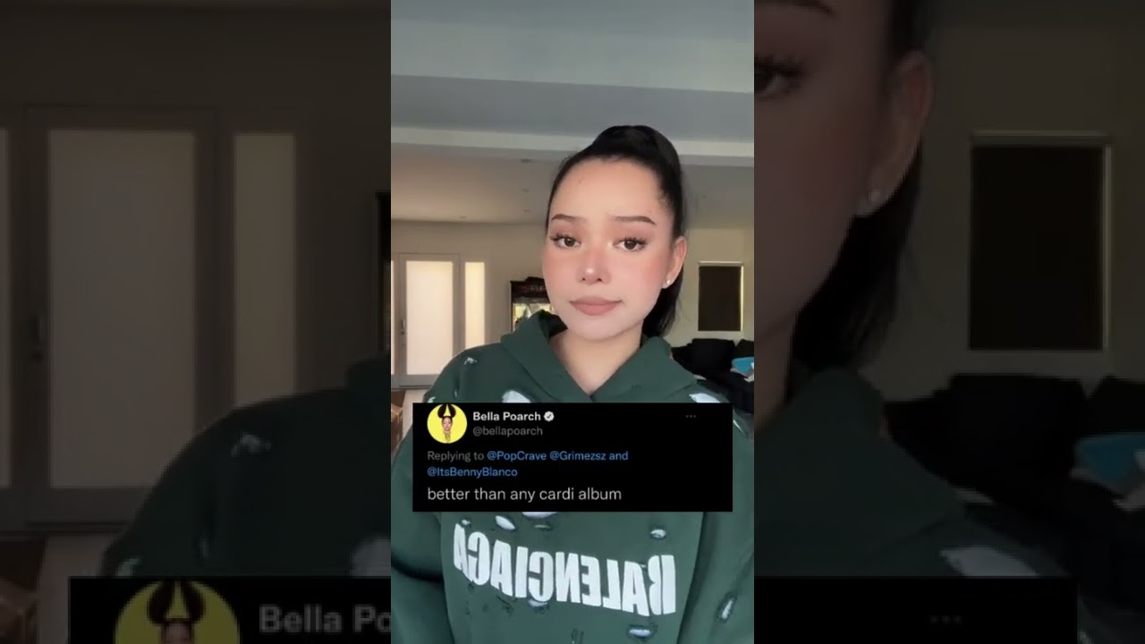 Cardi B And Bella Poarch Social Media Beef 