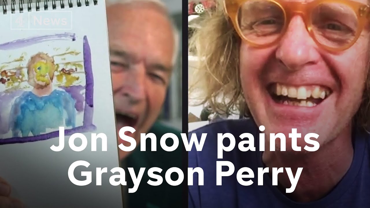 What happened when Jon Snow painted Grayson Perry