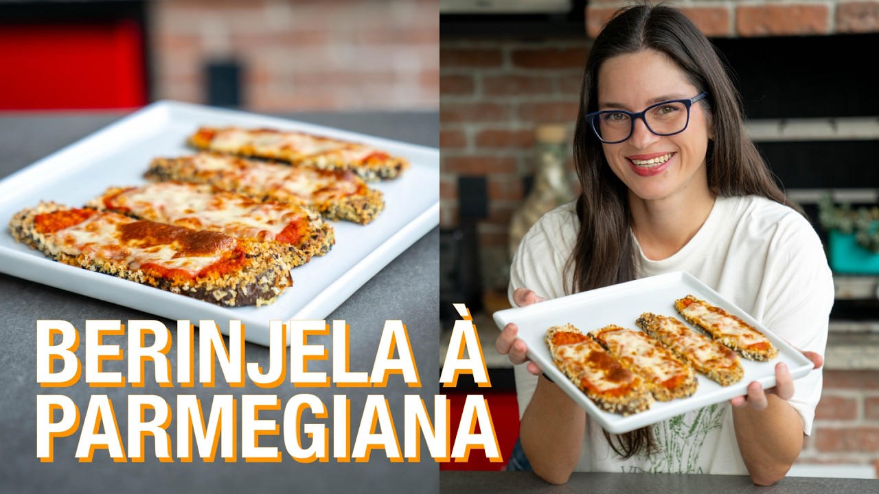 BERINJELA À PARMEGIANA CROCANTE NO FORNO | Fácil e Sem Fritura