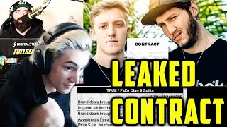 xQc Reacts NEW Leaked Contract in the TFUE vs FAZE Lawsuit Drama | xQcOW