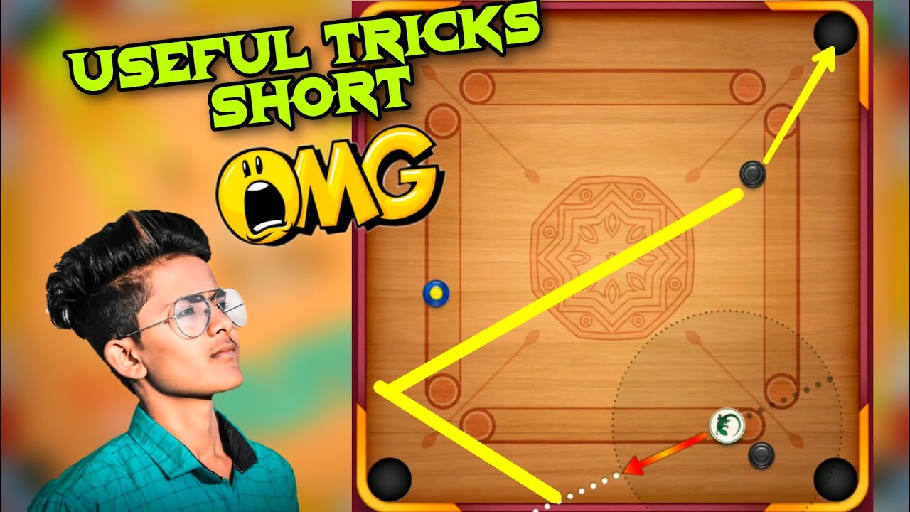 Carrom pool / Useful tricks short game play / Trick game play / Carrom desi Pool / Gaming Nazim 🤩🔥