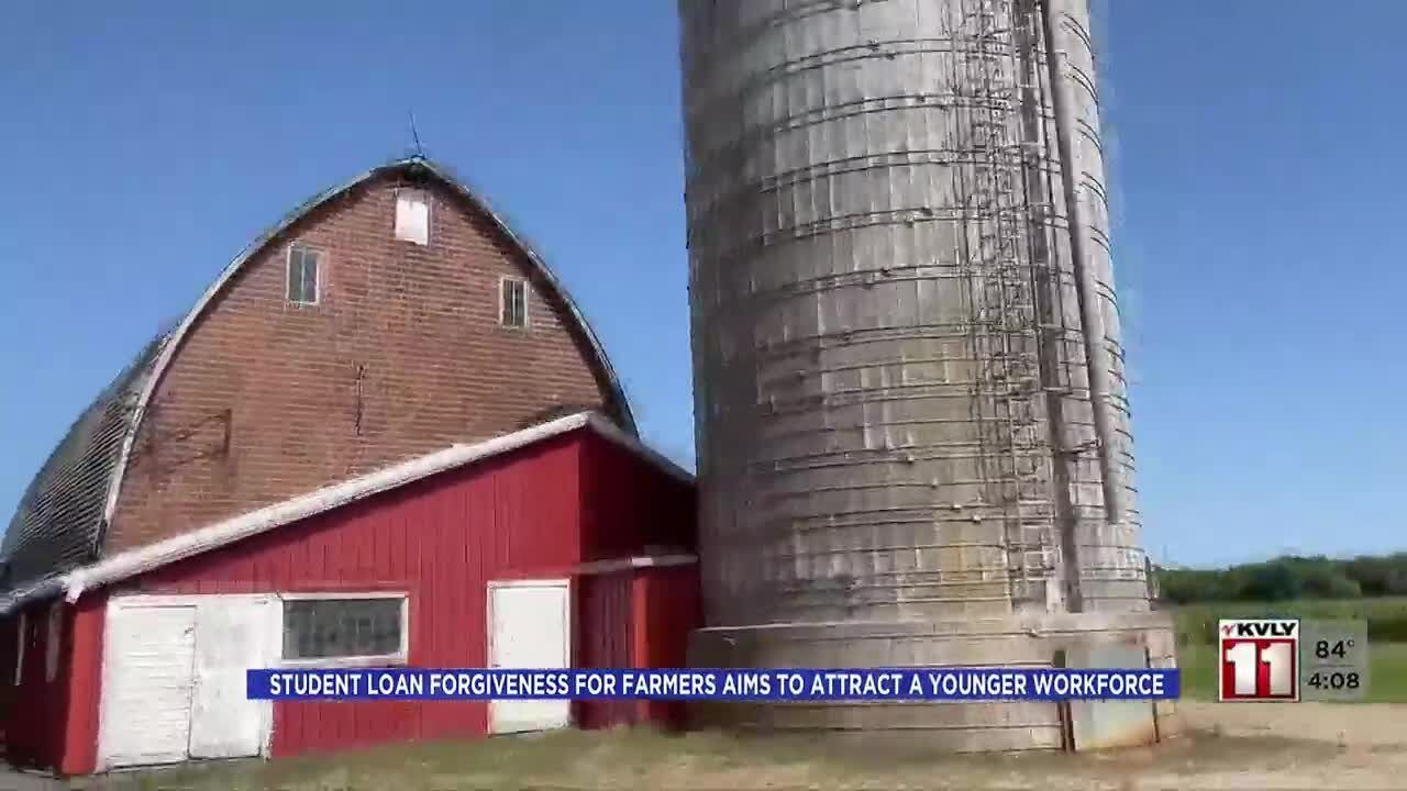 Student loan forgiveness for farmers aims to attract a younger workforce