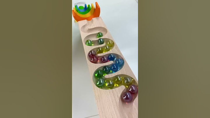 Marble Run ASMR☆ HABA Wave Slope & Rainbow Arch, Skeloeton Car #shorts #marblerun @marblerunone