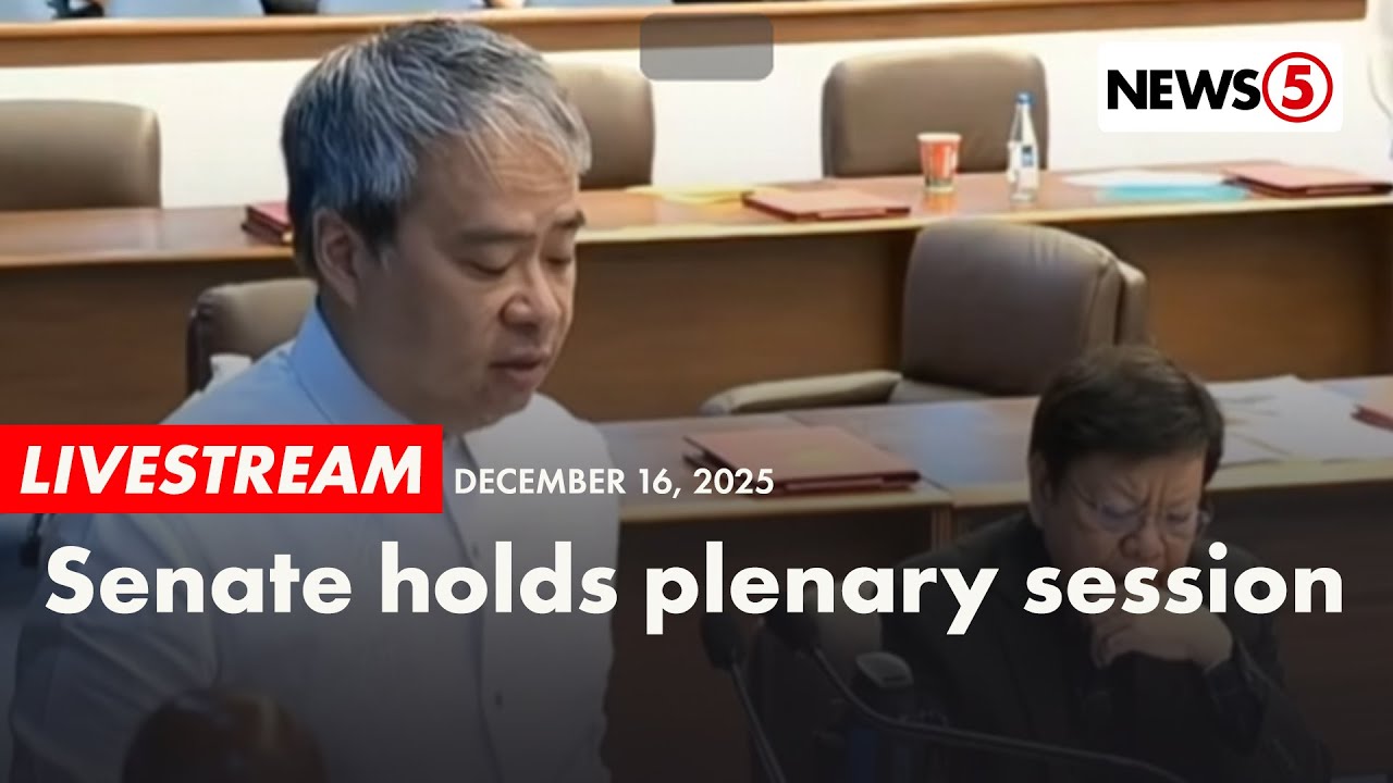 LIVE | Senate holds plenary session (December 16, 2025)
